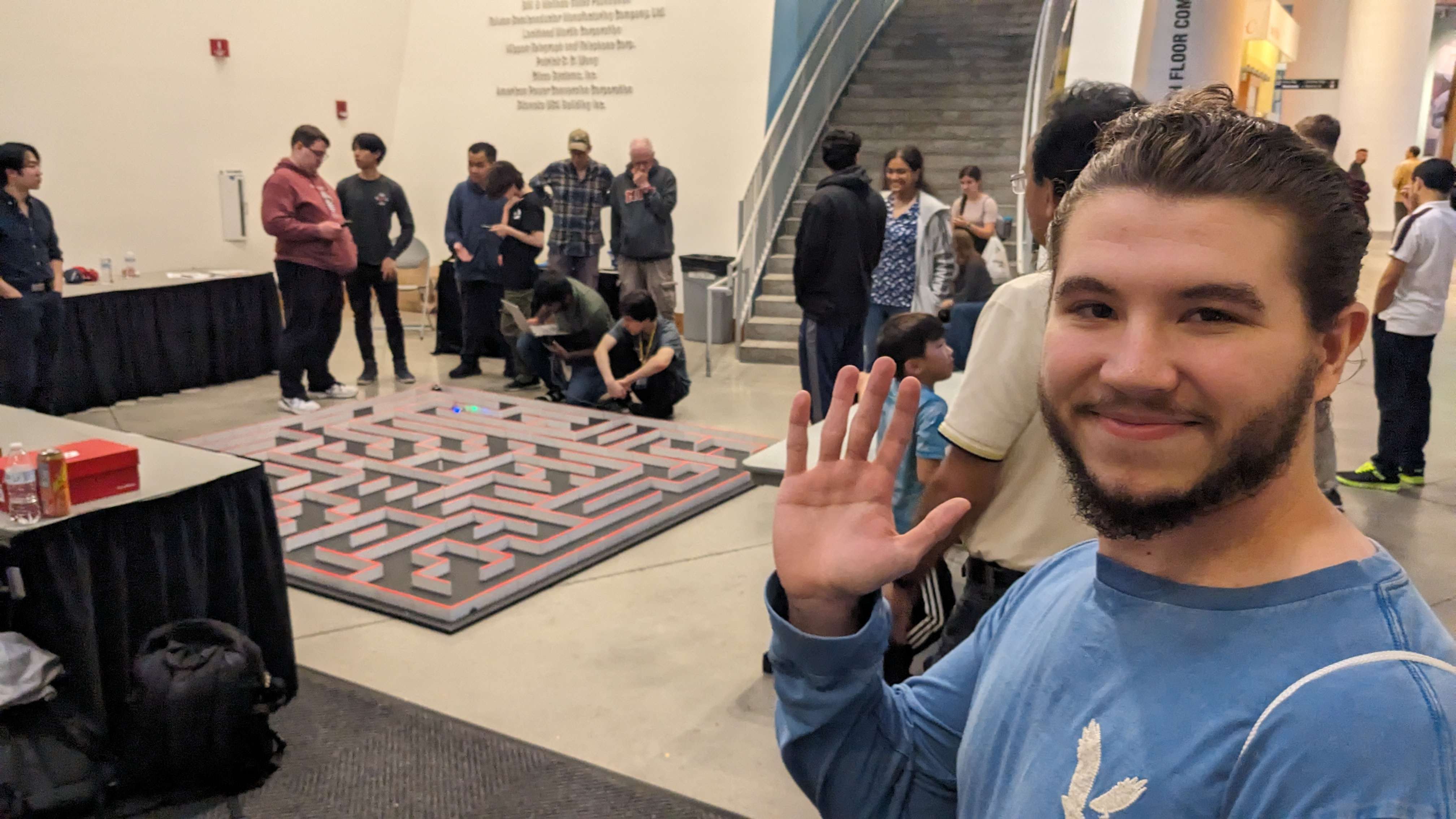 Brandon at Micromouse